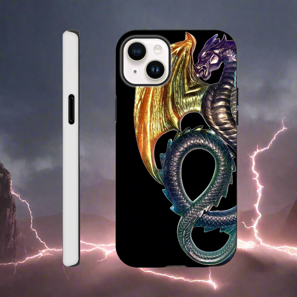 iPhone Tough Case Rainbow Dragons