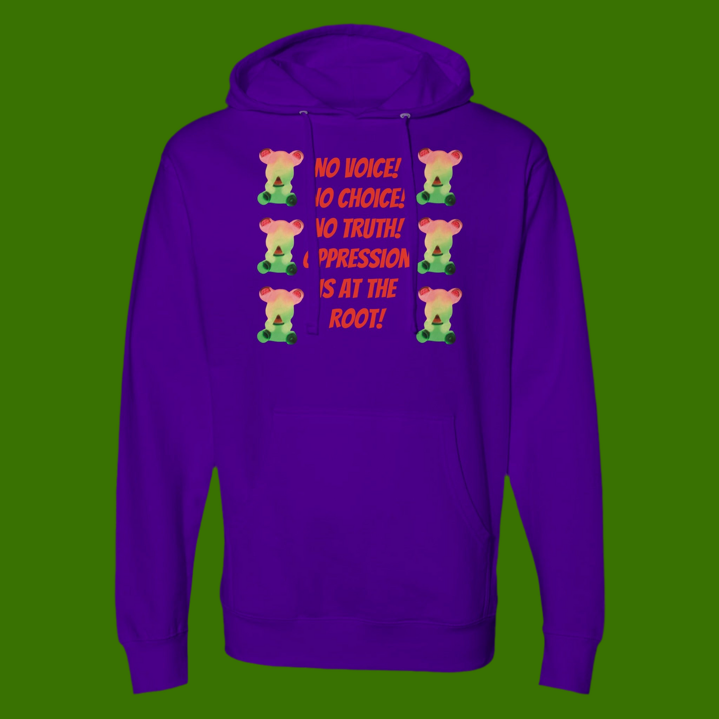 Hooded Sweatshirt | No Voice