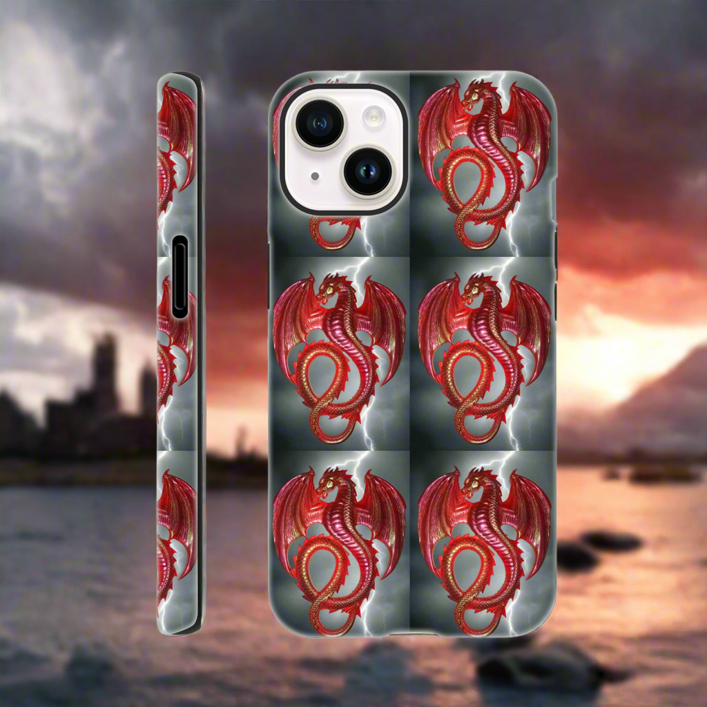 iPhone Tough Case Red Dragon