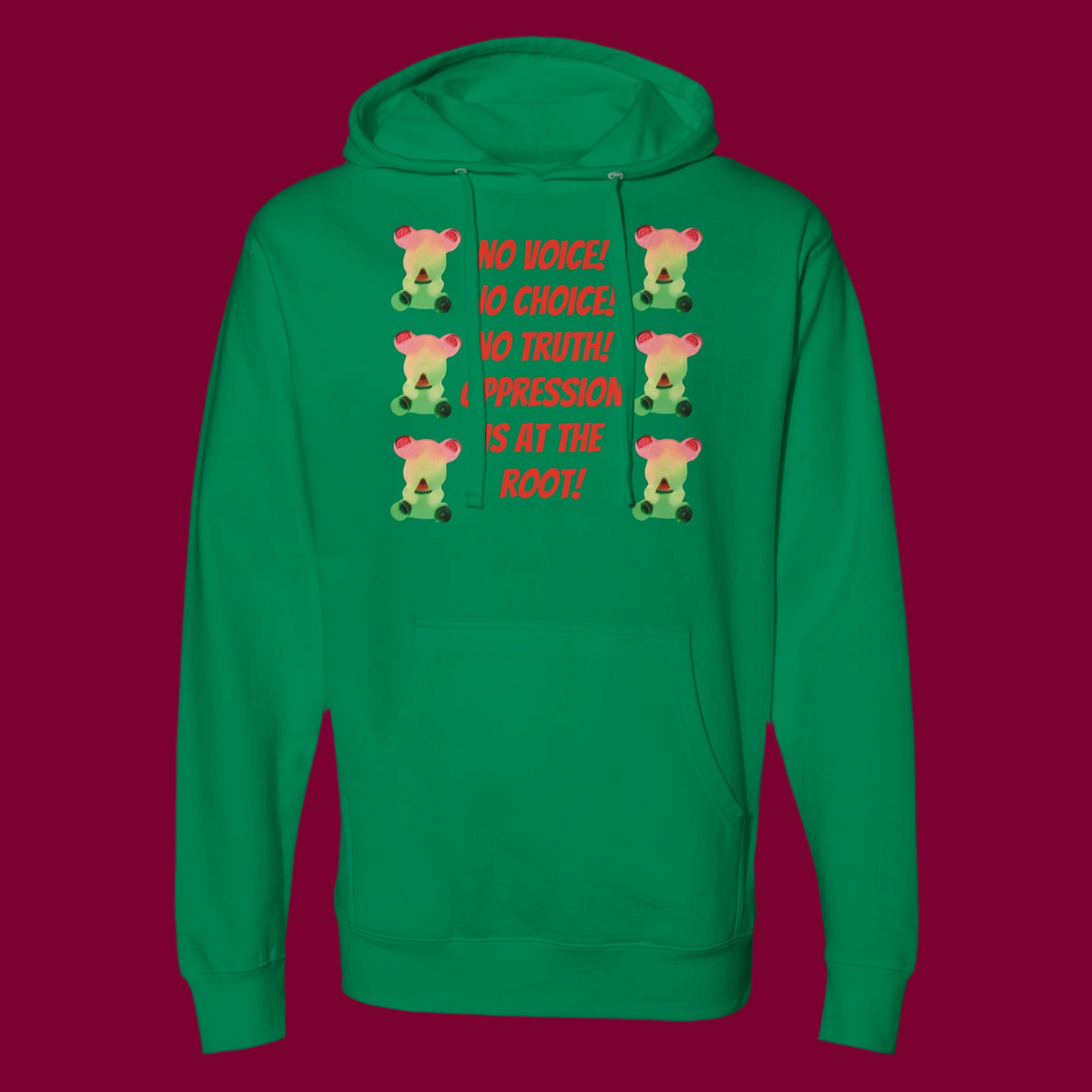 Hooded Sweatshirt | No Voice