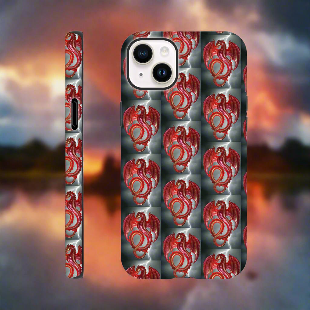 iPhone Tough Case Red Dragon