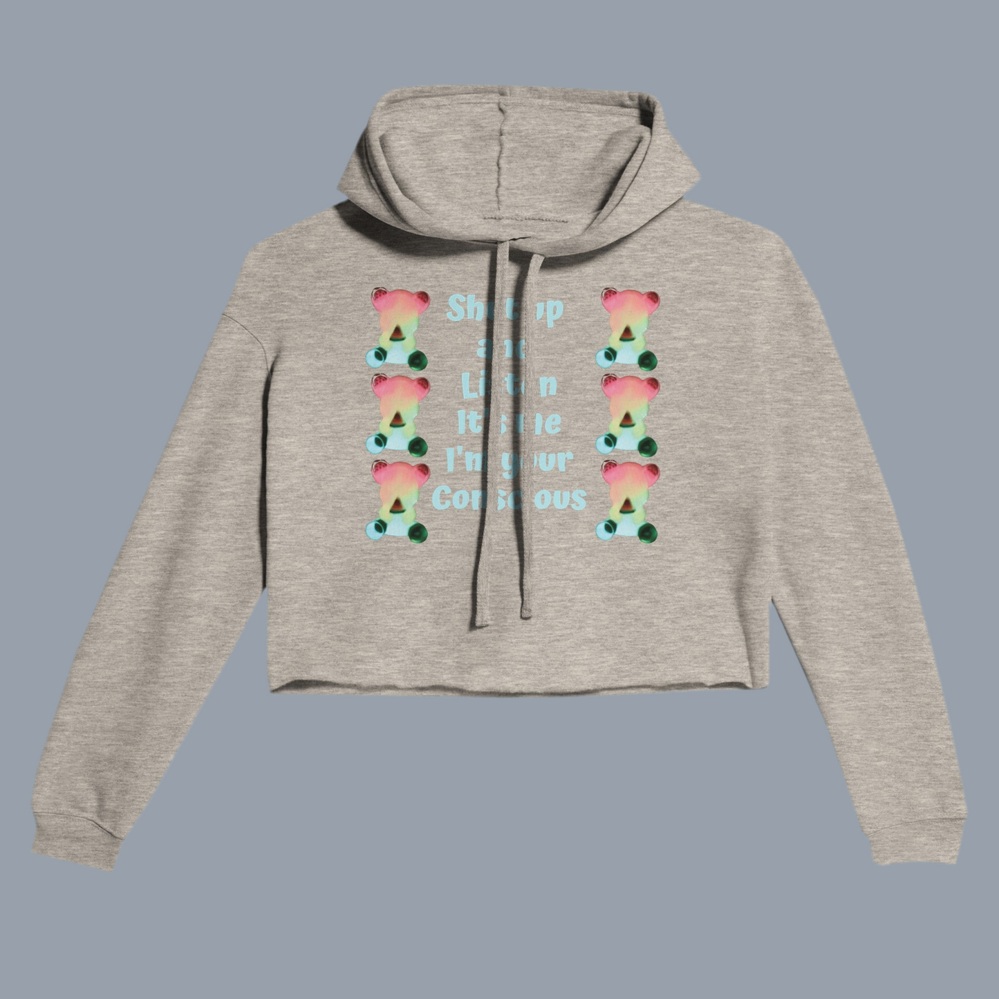 Cropped Hoodie | Bella + Canvas Listen