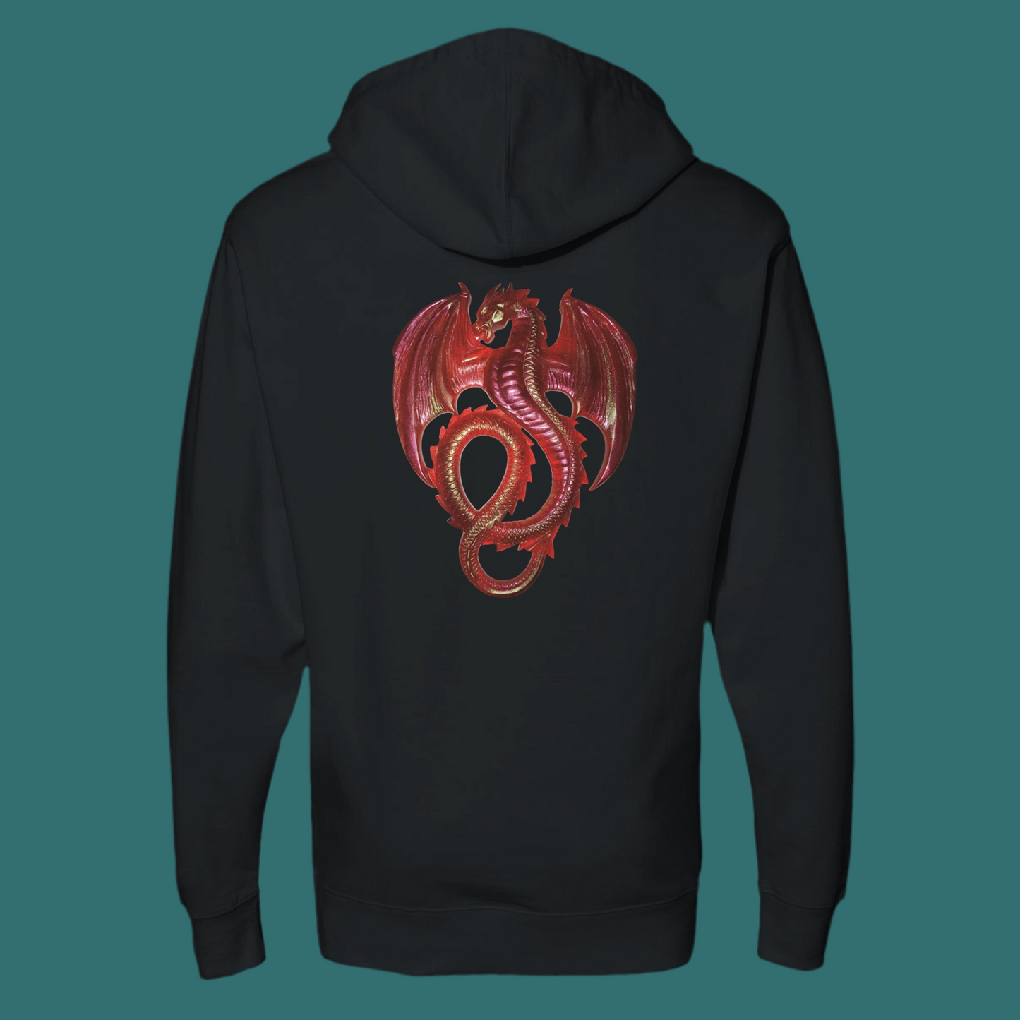 Hooded Sweatshirt Red Dragon