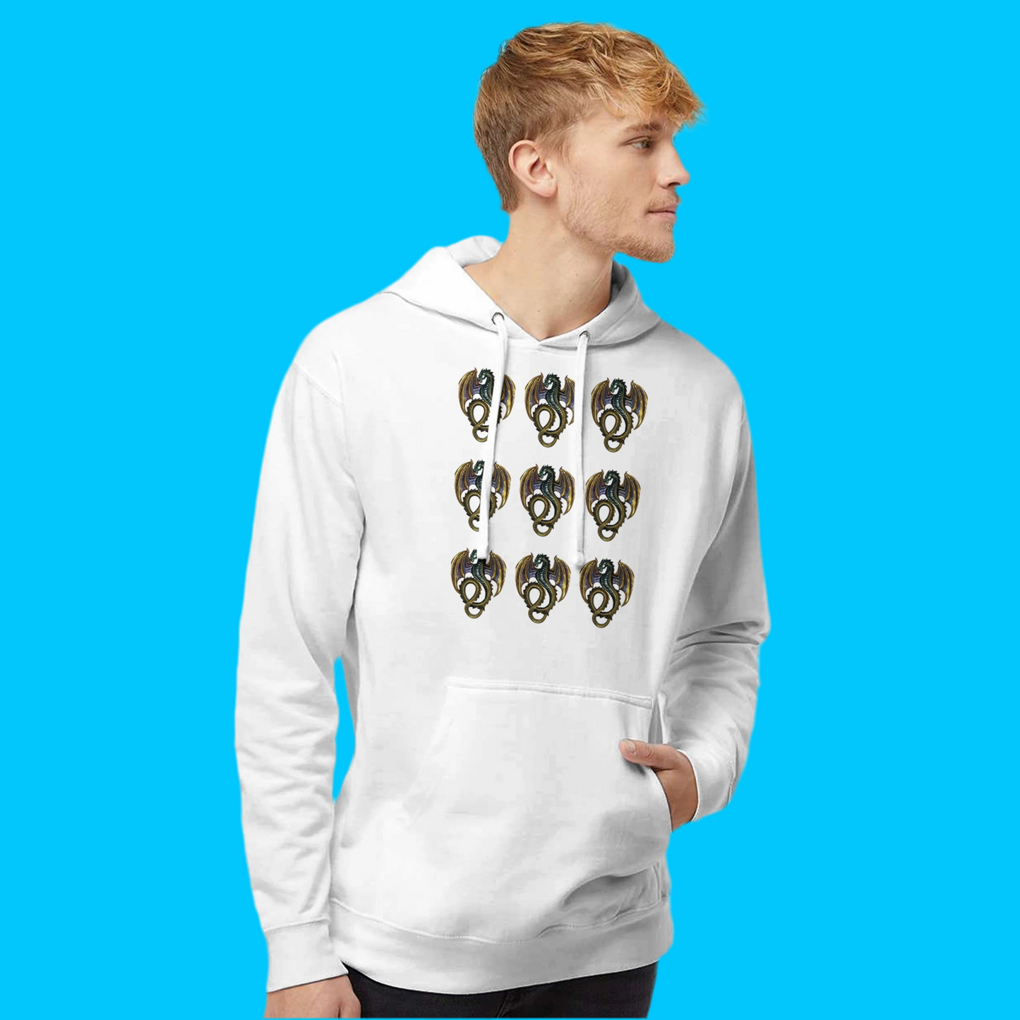 Hooded Sweatshirt Golden Dragon