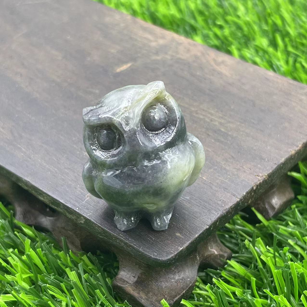 3.5cm Natural Stone Owl