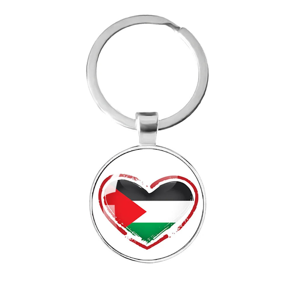 Palestinian Flag Keychain