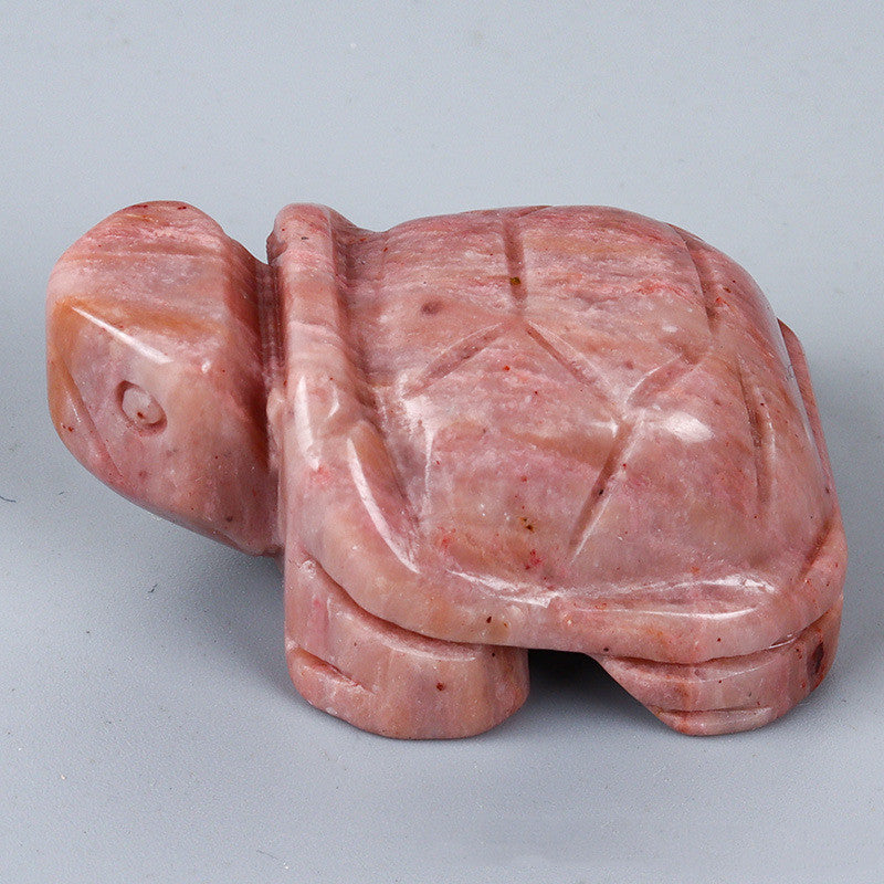 Turtle Carving Jade Crystal Animal Ornaments