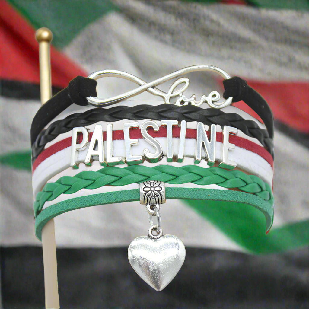 Infinity Love Palestine Bracelet Charm Palestine