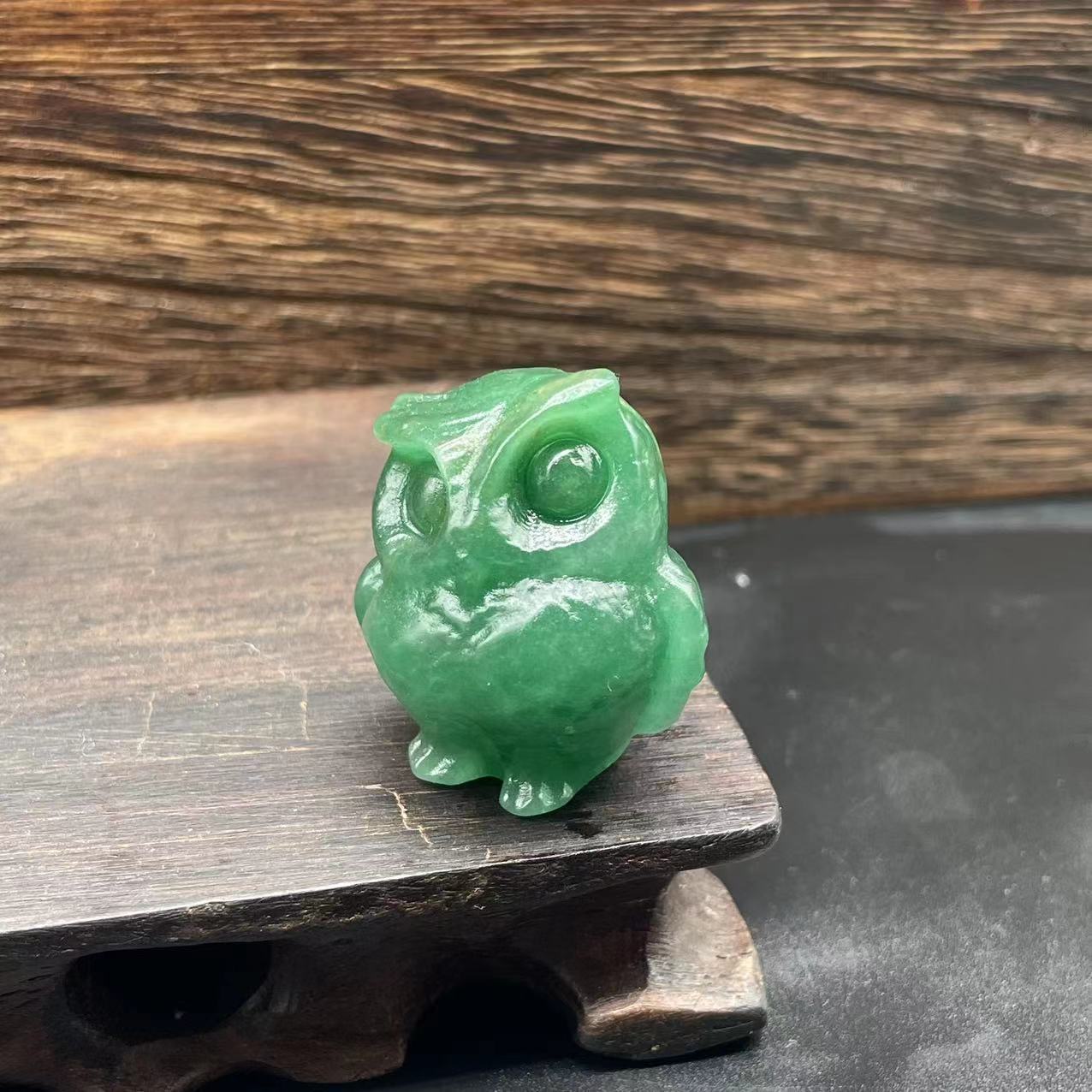 3.5cm Natural Stone Owl