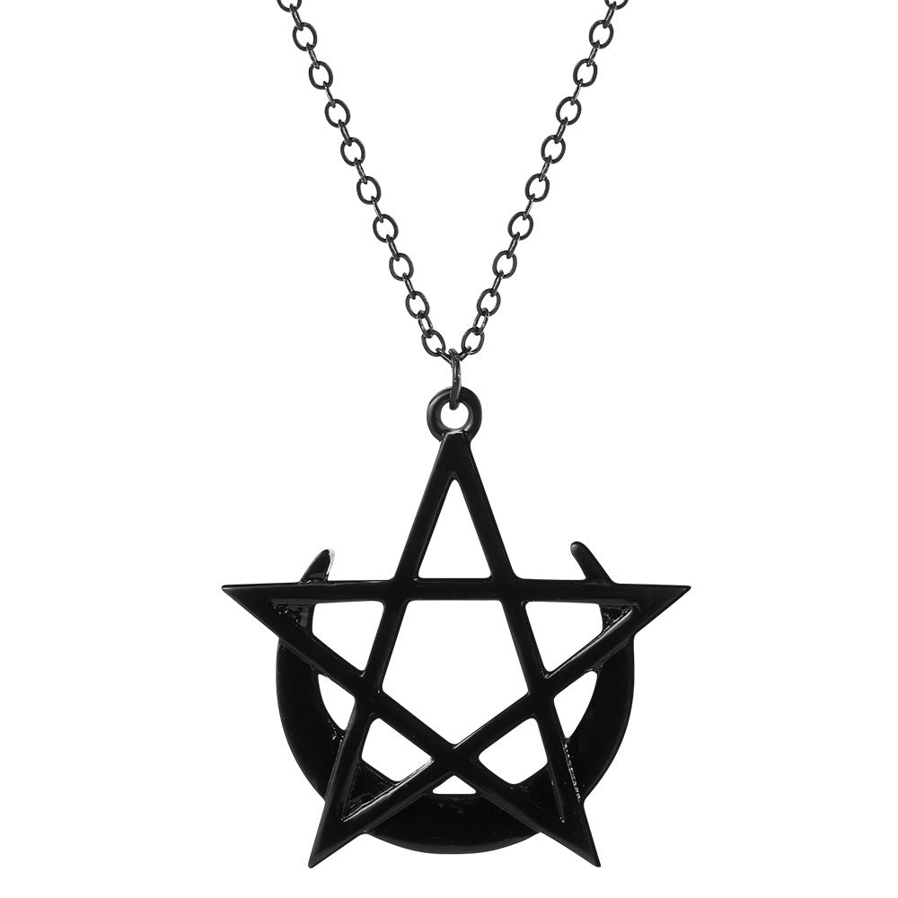 Hollow Plating Alloy Pendant Necklace