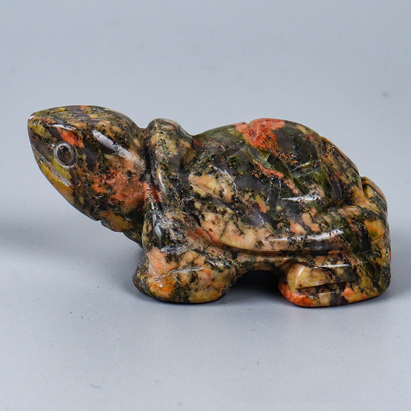 Turtle Carving Jade Crystal Animal Ornaments