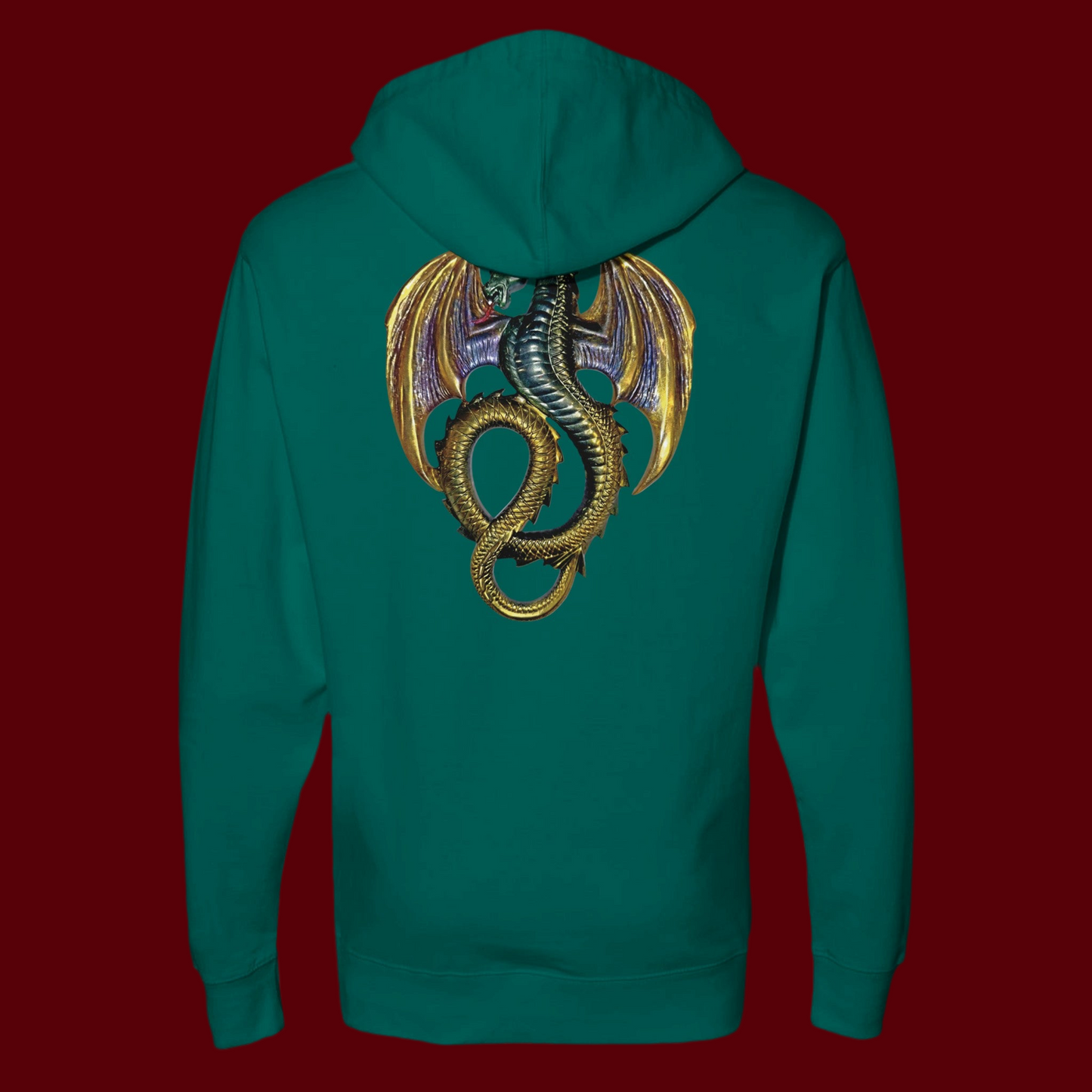 Hooded Sweatshirt Golden Dragon