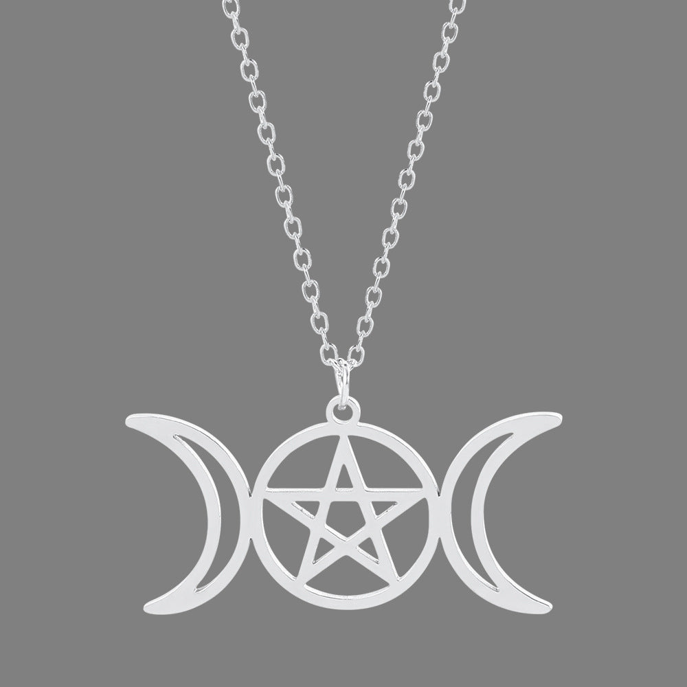 Hollow Plating Alloy Pendant Necklace