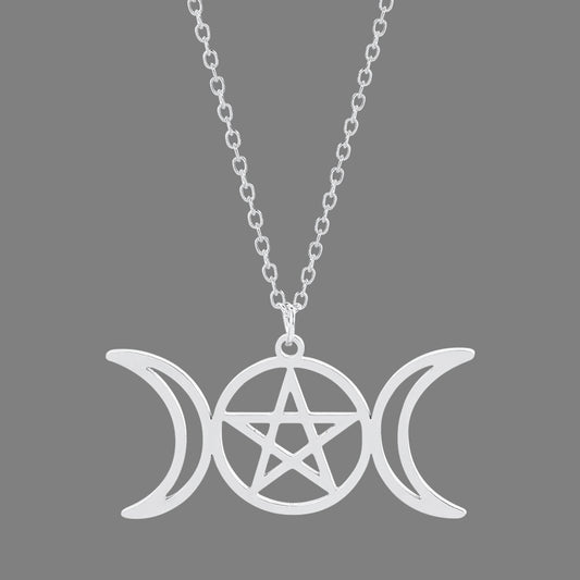 Hollow Plating Alloy Pendant Necklace