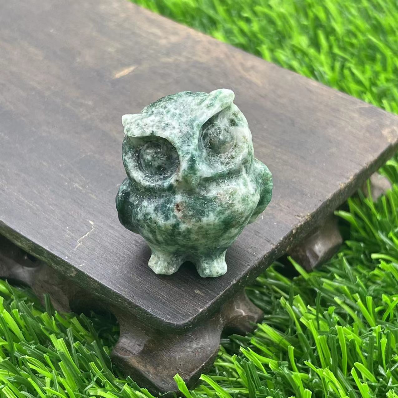 3.5cm Natural Stone Owl