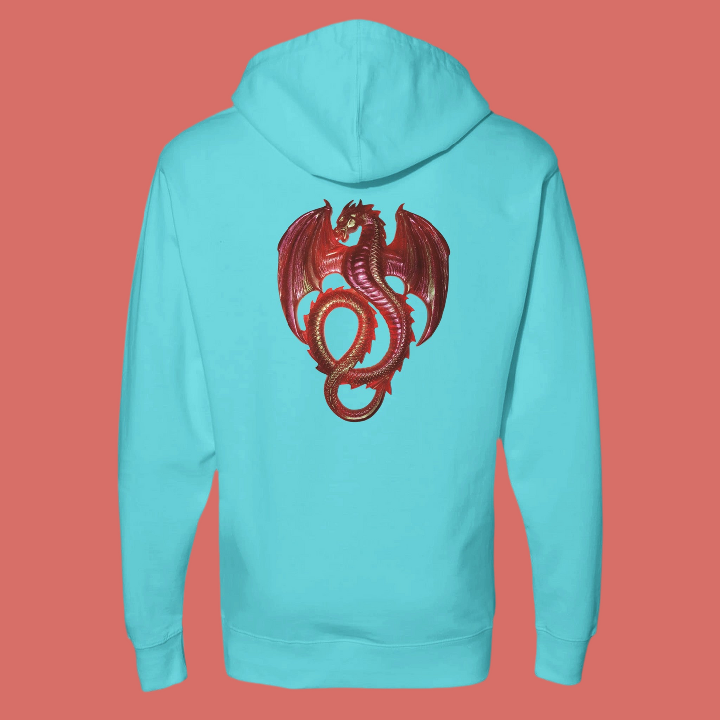 Hooded Sweatshirt Red Dragon