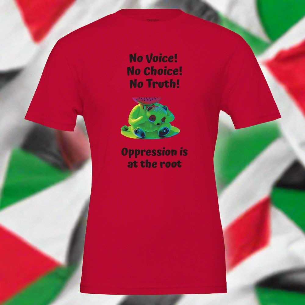 Unisex T-shirt Oppression Watermelon bear