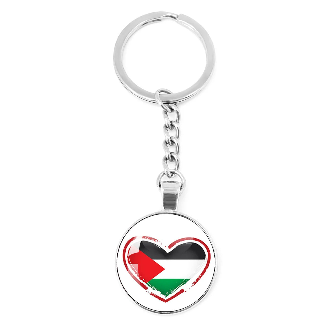 Palestinian Flag Keychain