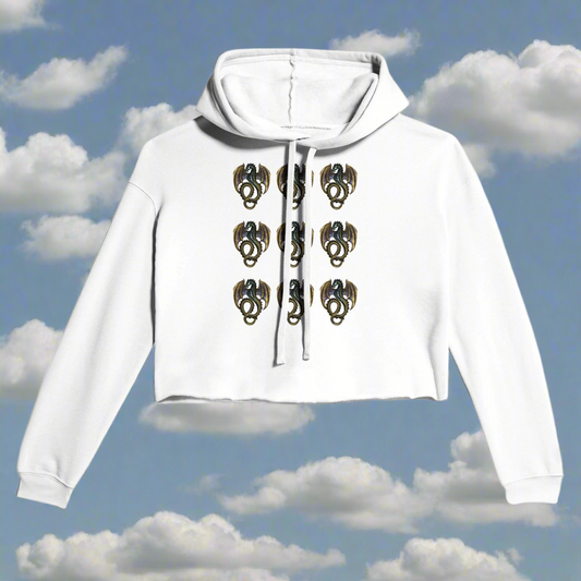 Cropped Hoodie Golden Dragon