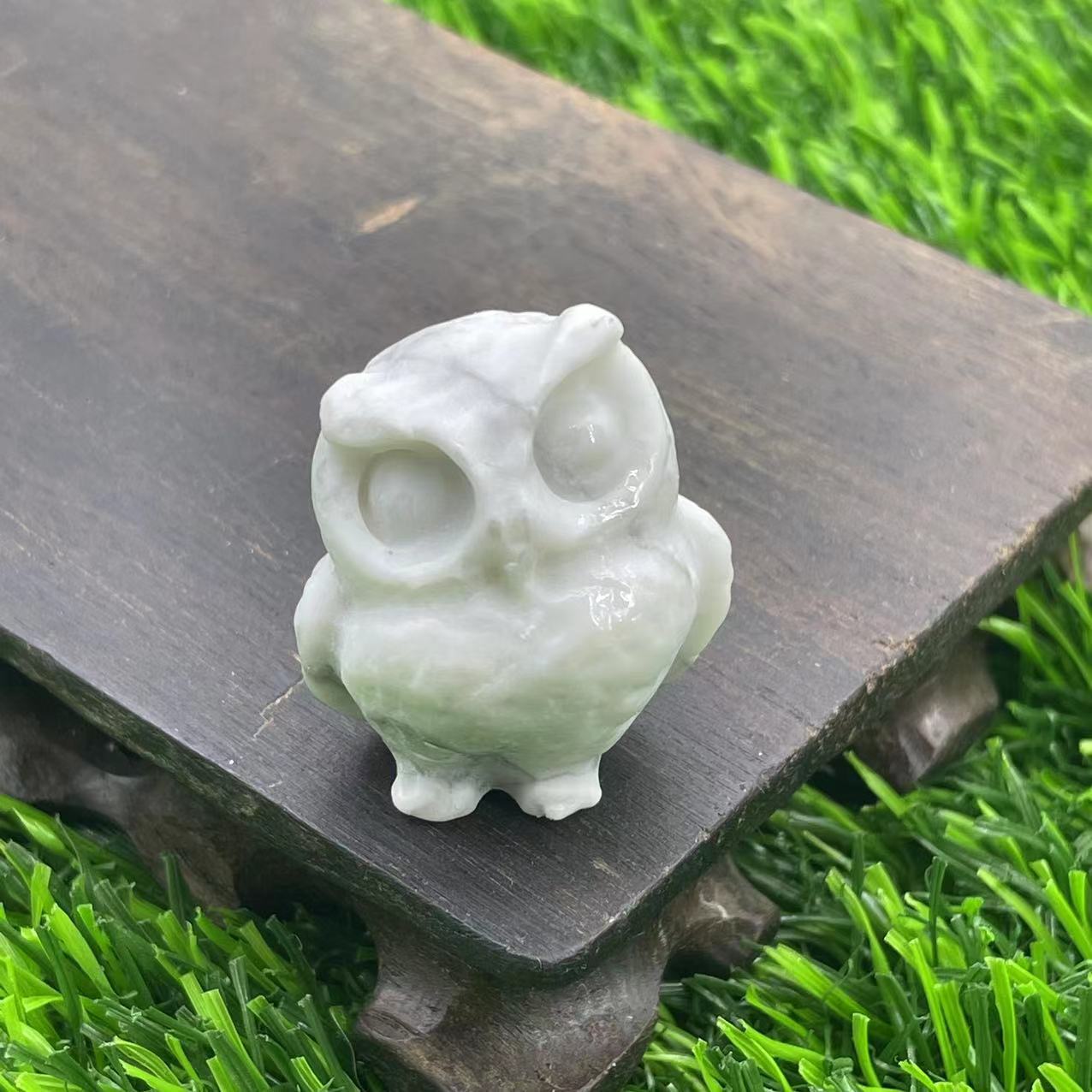 3.5cm Natural Stone Owl