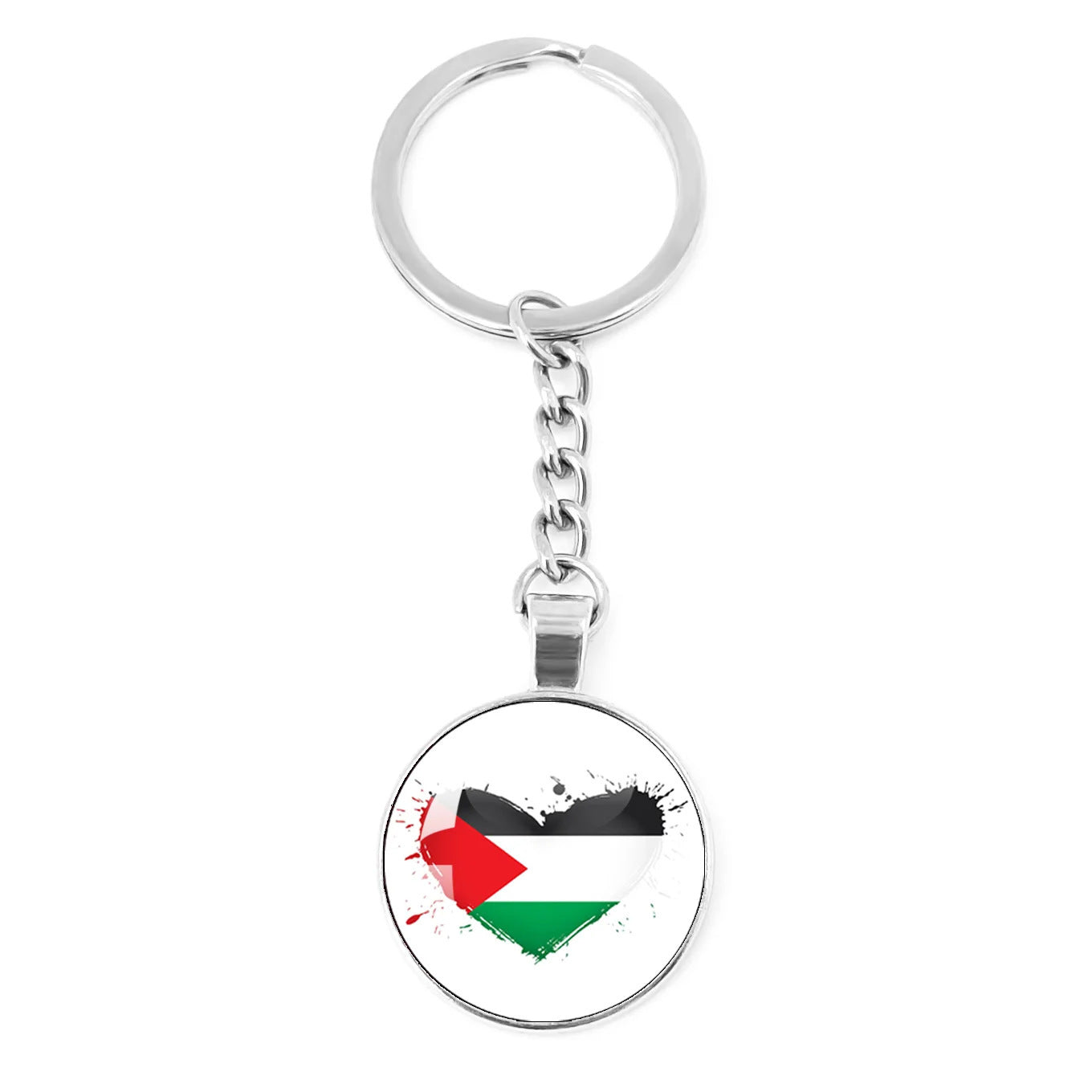 Palestinian Flag Keychain