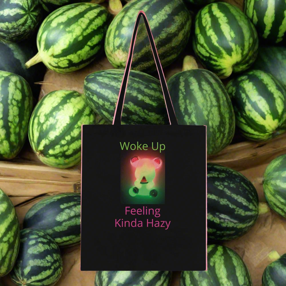 Watermelon Bear Tote Bag