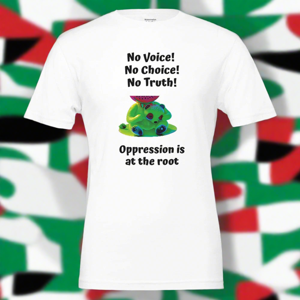 Unisex T-shirt Oppression Watermelon bear