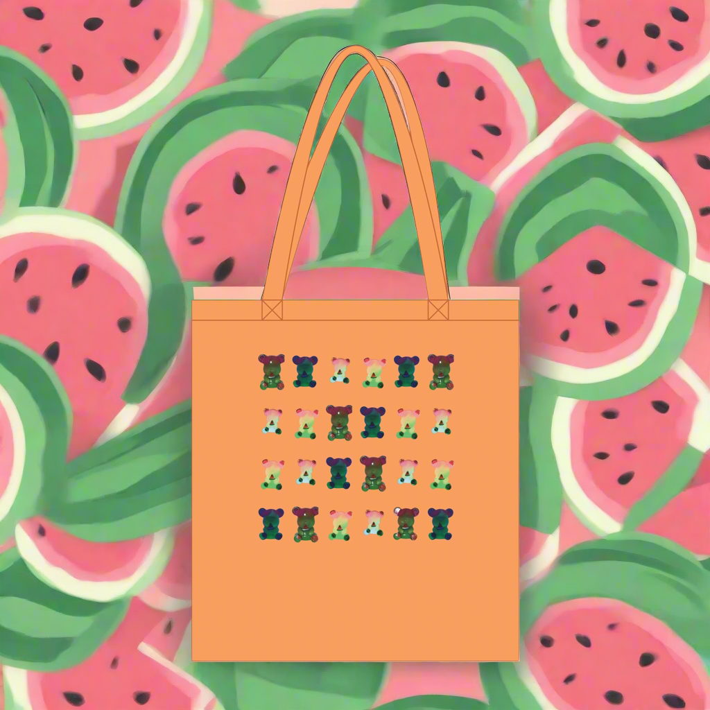 Organic Long Handles Tote Bag | Caught up