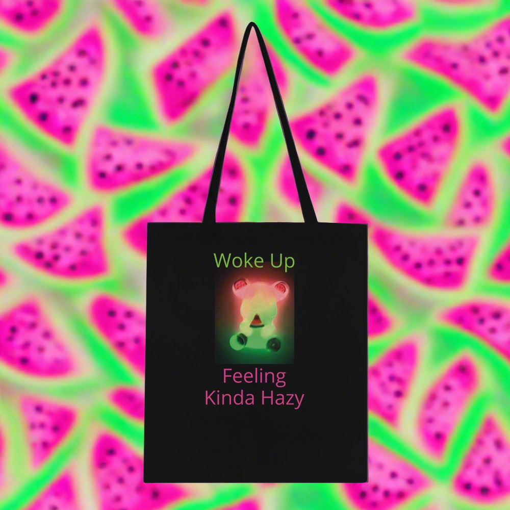 Watermelon Bear Tote Bag