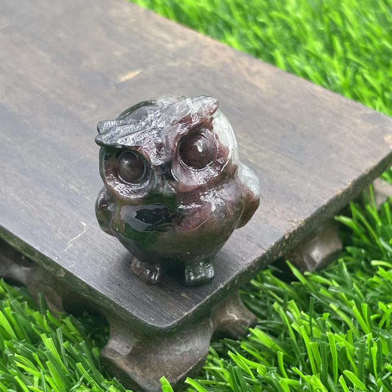 3.5cm Natural Stone Owl