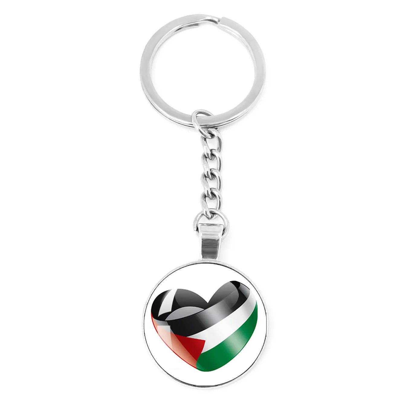 Palestinian Flag Keychain