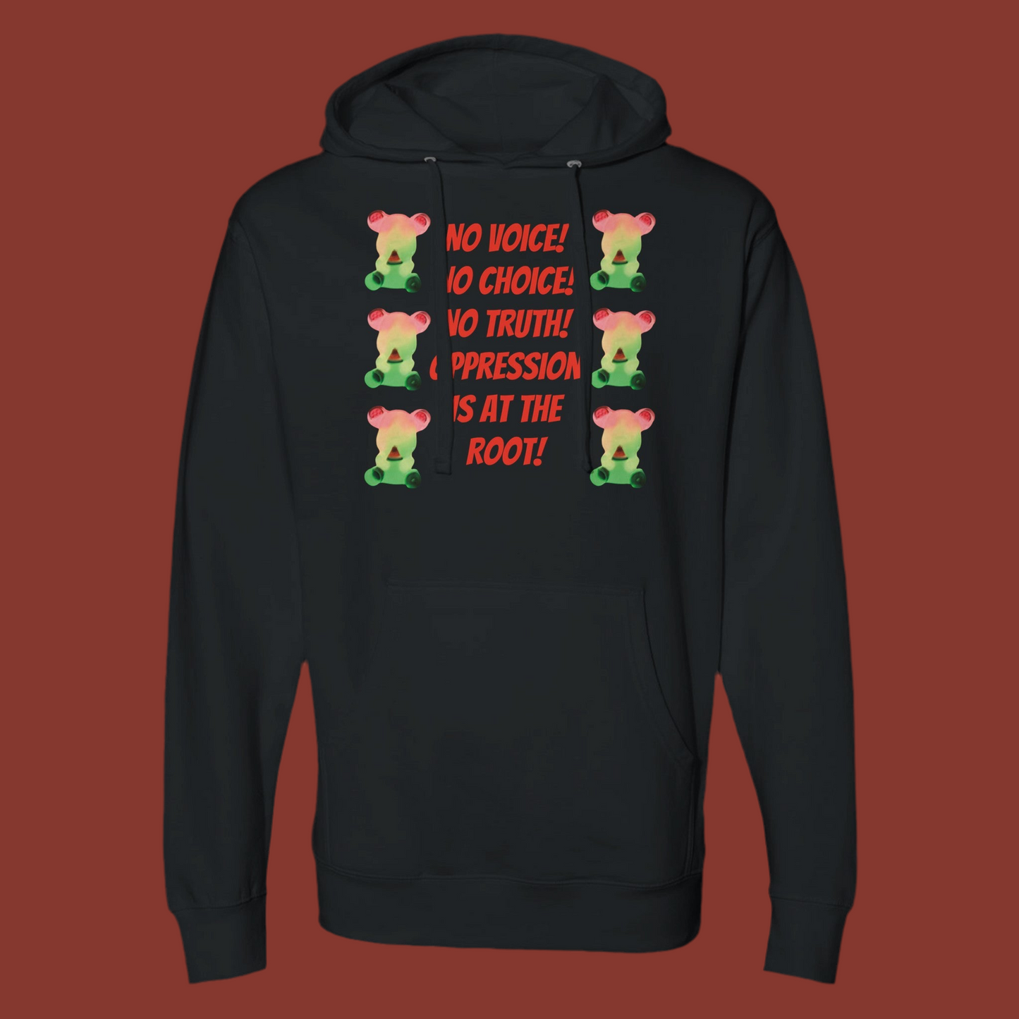 Hooded Sweatshirt | No Voice
