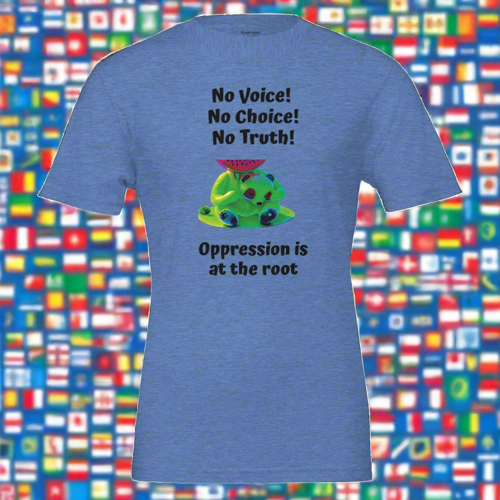 Unisex T-shirt Oppression Watermelon bear