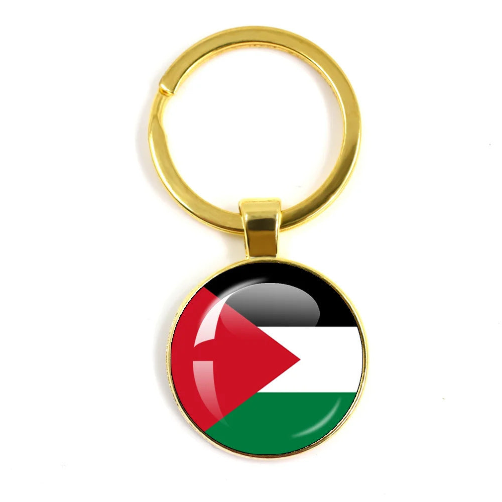 Palestinian Flag Keychain