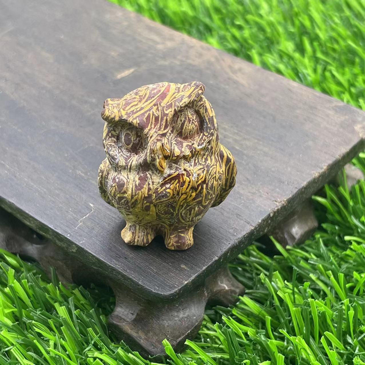 3.5cm Natural Stone Owl