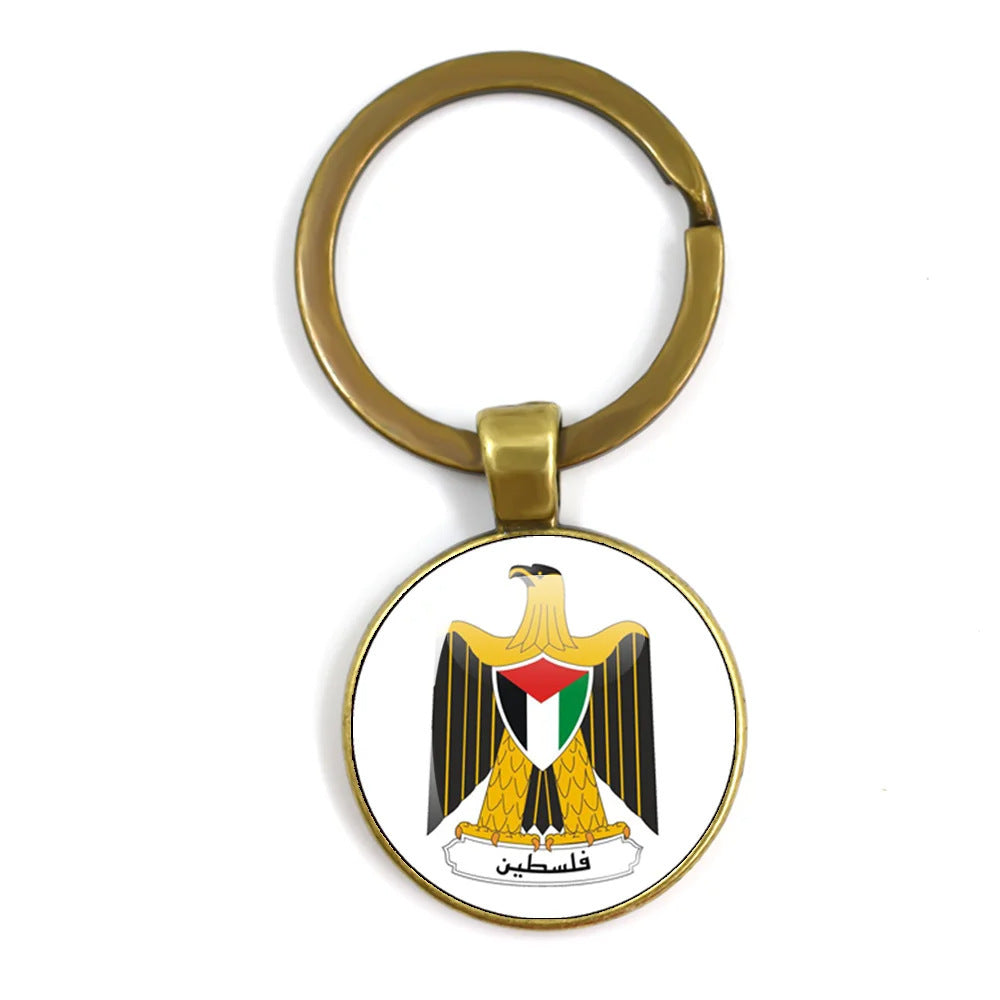 Palestinian Flag Keychain