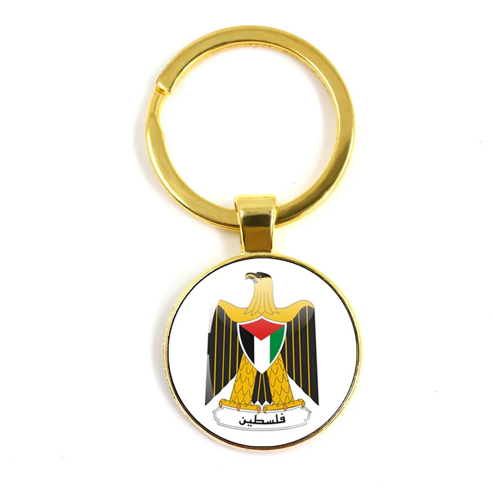 Palestinian Flag Keychain