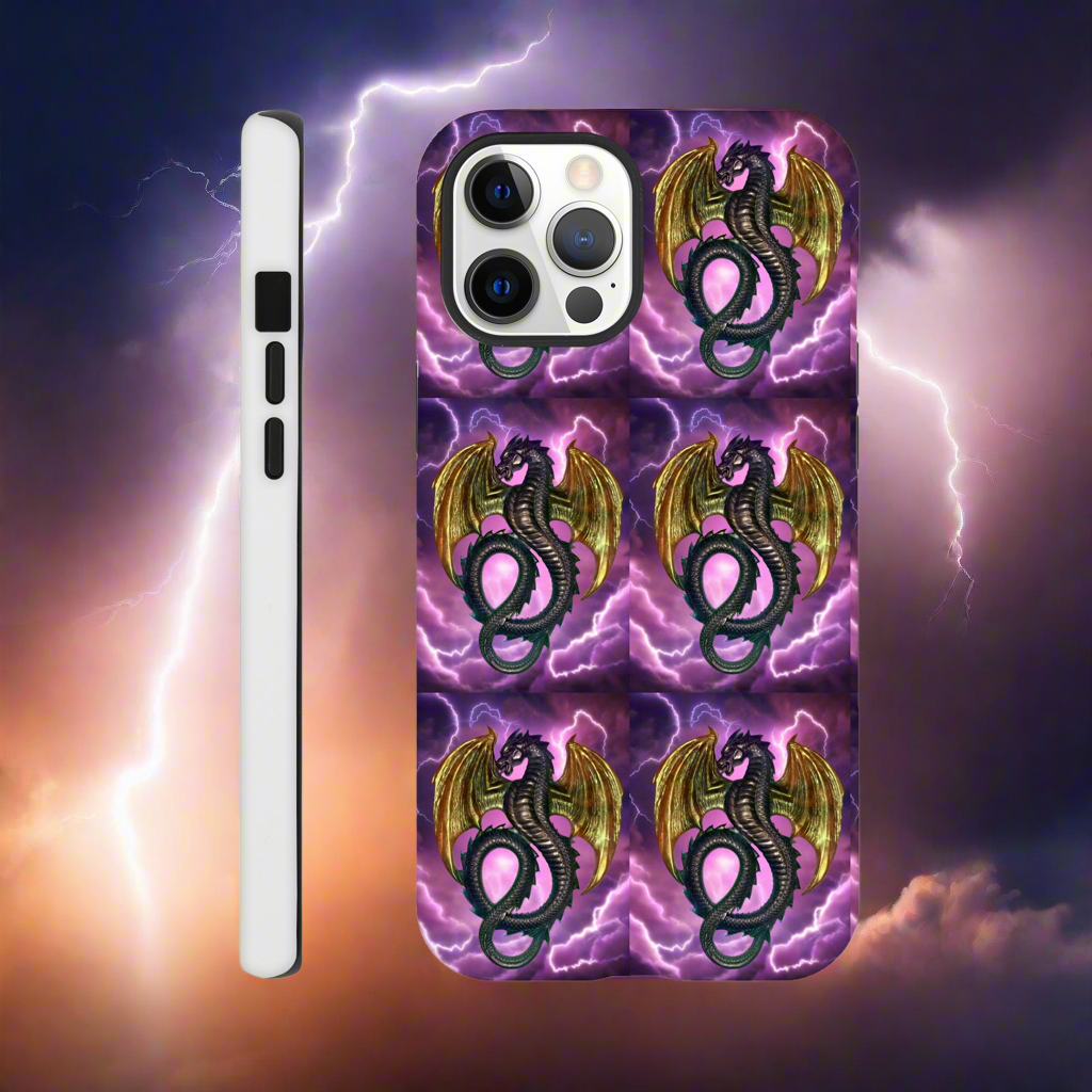 iPhone Tough Case Rainbow Dragons 2