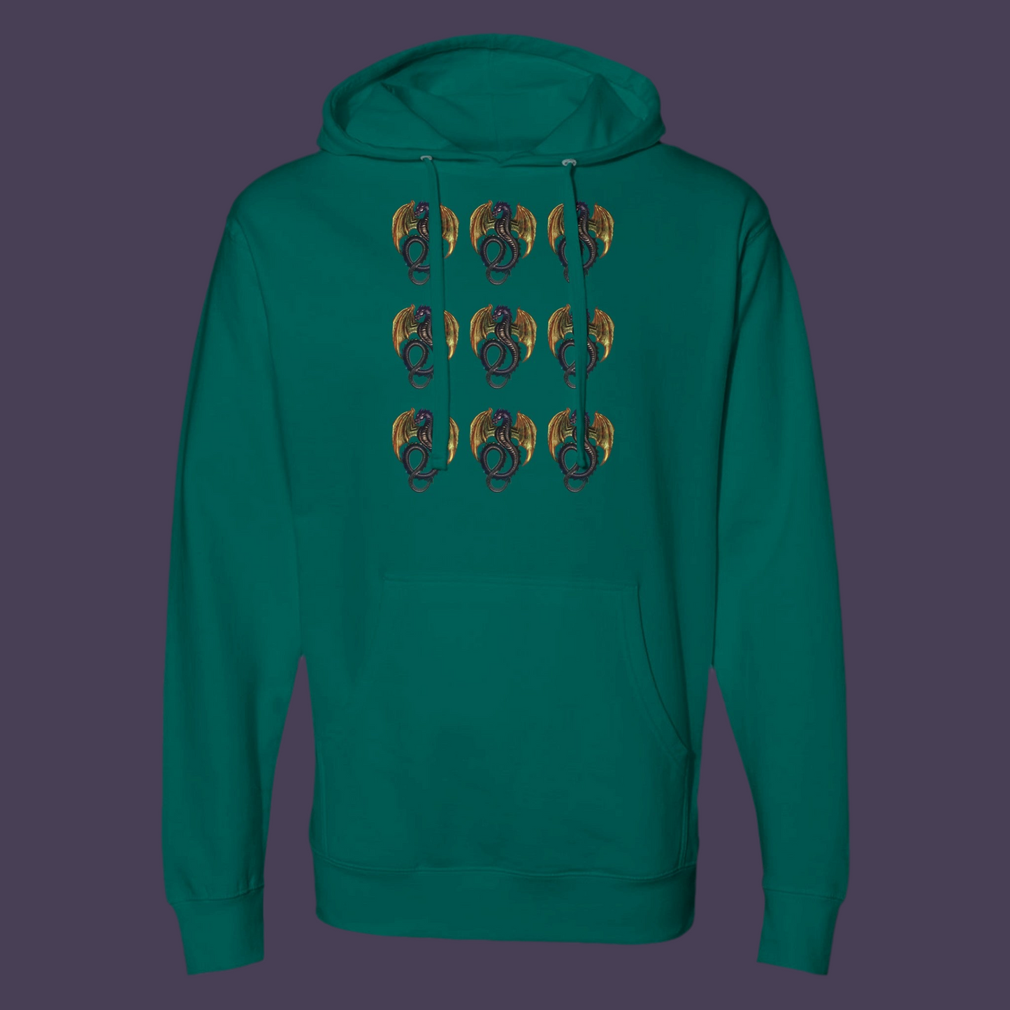 Hooded Sweatshirt Rainbow Dragon