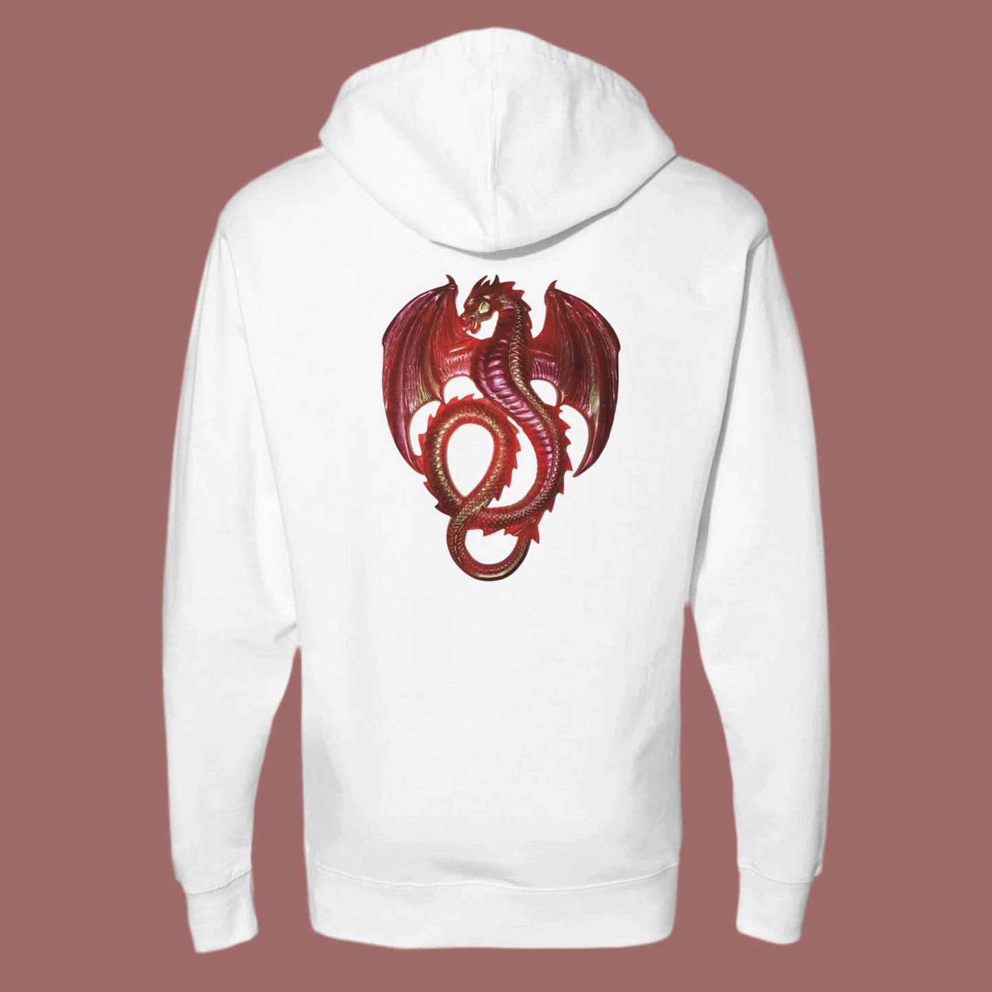 Hooded Sweatshirt Red Dragon