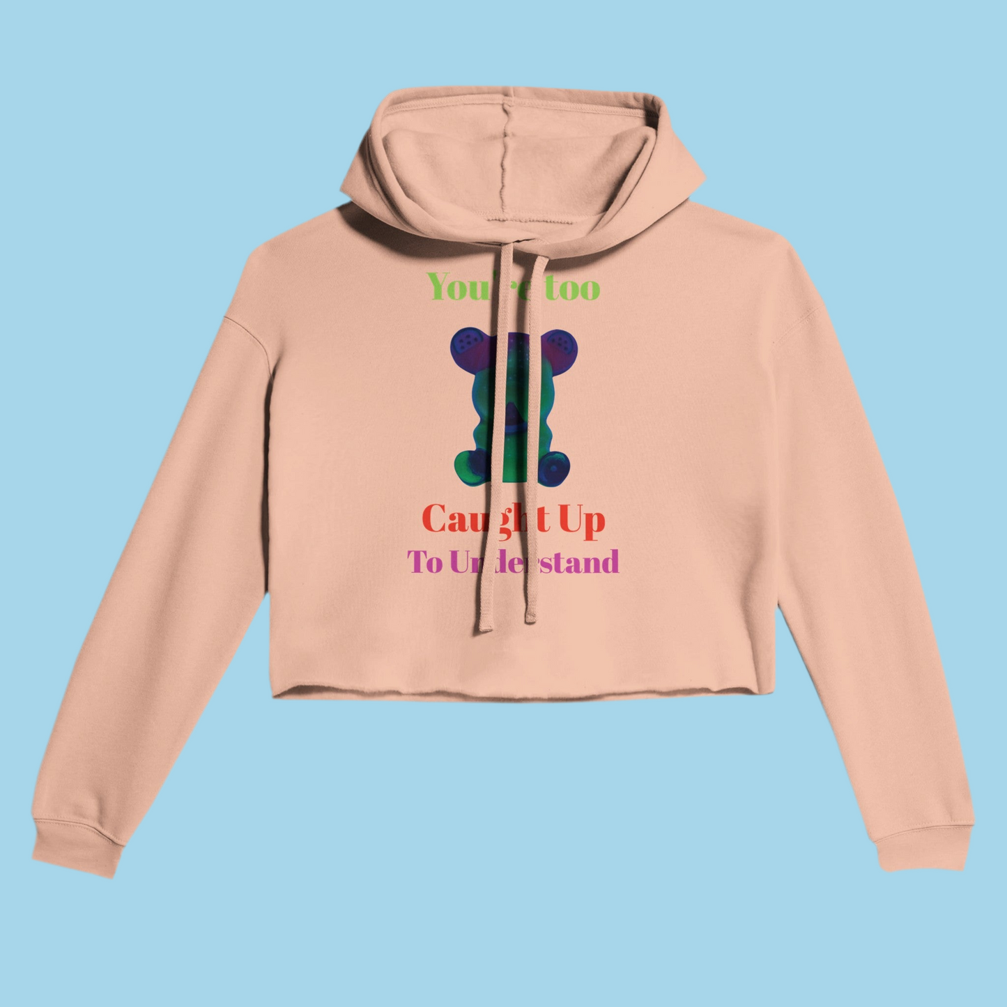 Cropped Hoodie | Bella + Canvas Caught up