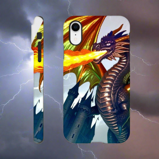 iPhone Tough Case Rainbow Dragon