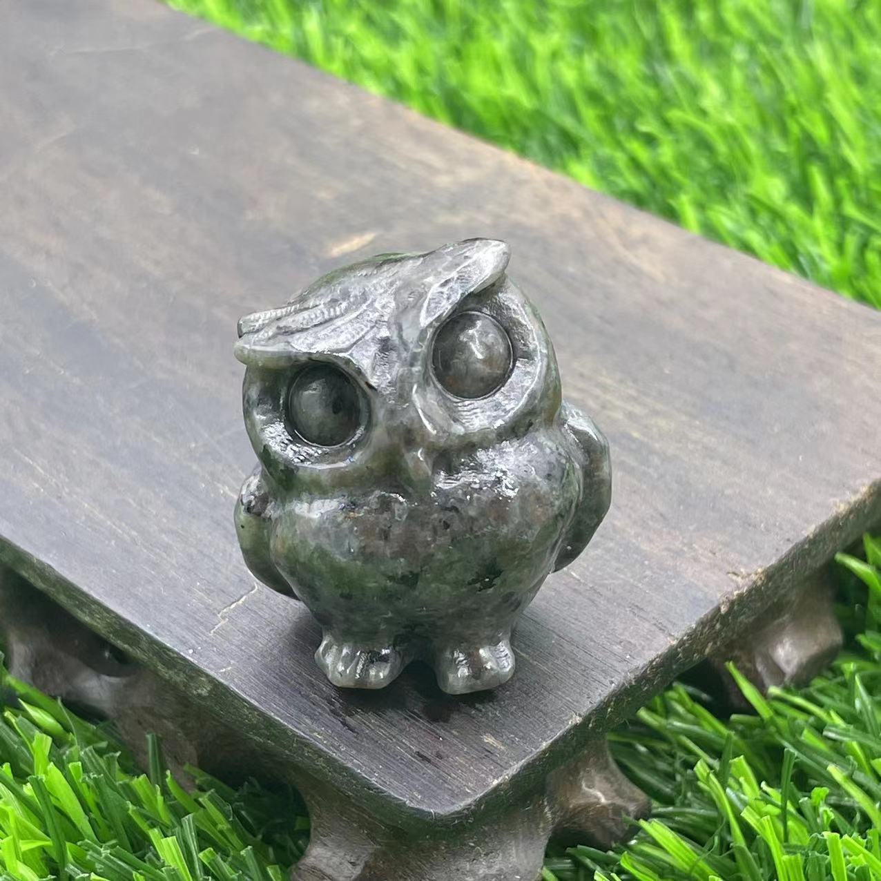 3.5cm Natural Stone Owl