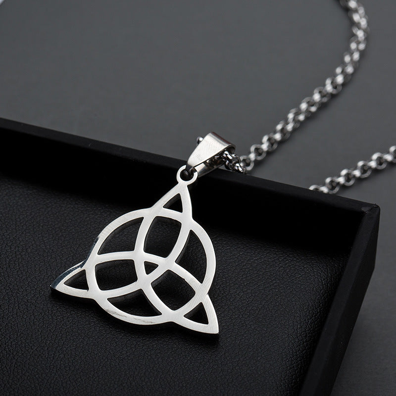 Triangle pendant necklace