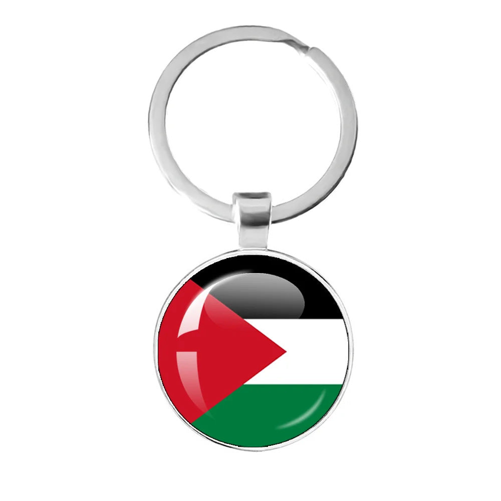 Palestinian Flag Keychain