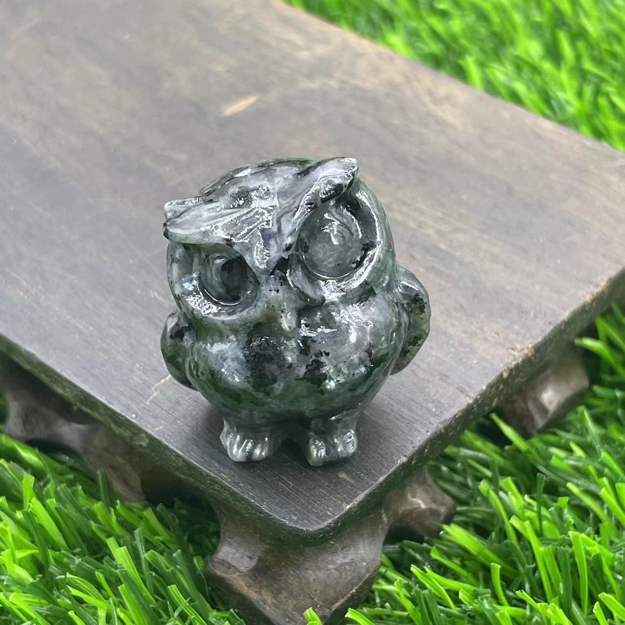 3.5cm Natural Stone Owl