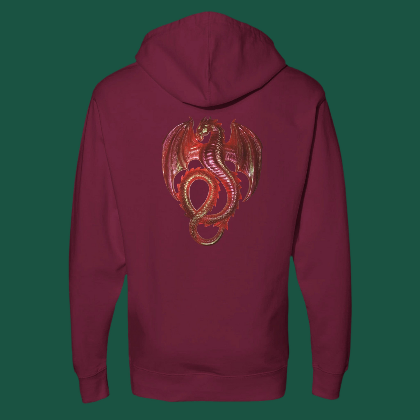 Hooded Sweatshirt Red Dragon