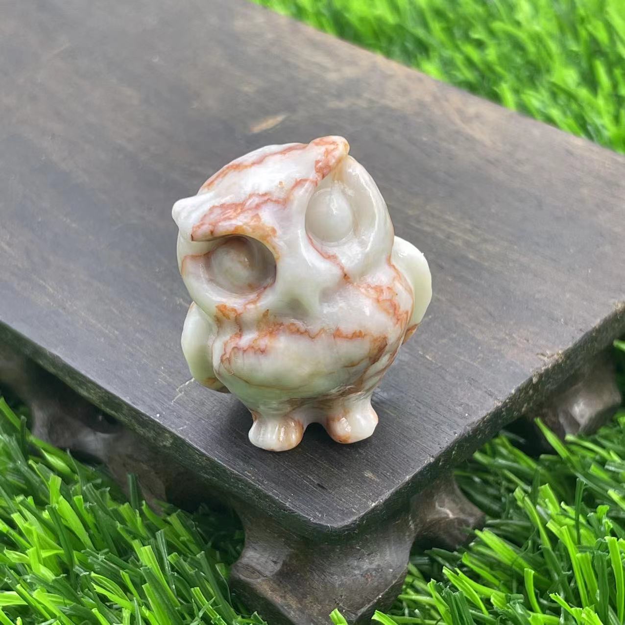 3.5cm Natural Stone Owl