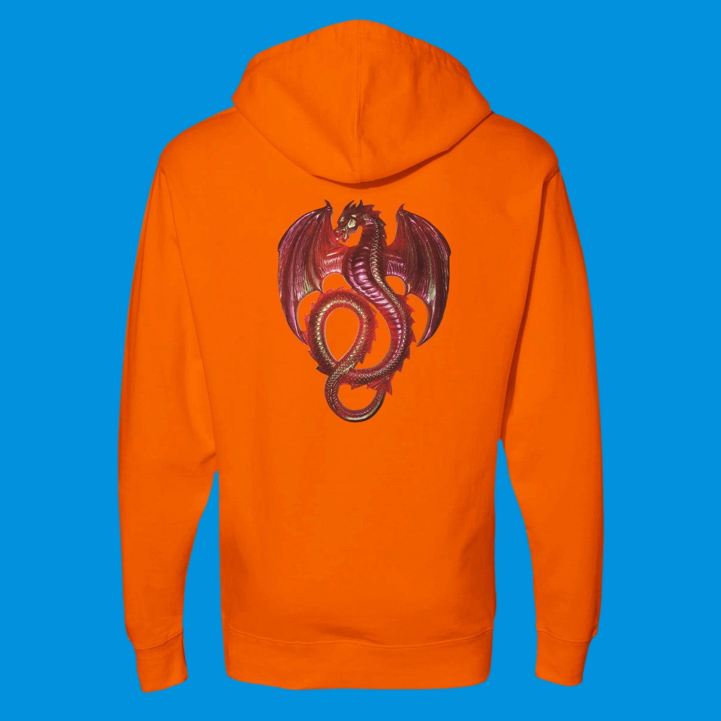 Hooded Sweatshirt Red Dragon