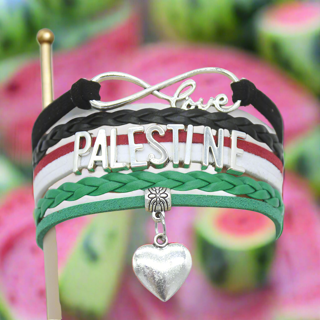 Infinity Love Palestine Bracelet Charm Palestine